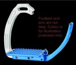 Horse Tech Super Safety Aluminum Stirrup Irons With Magnet, SILVER -Horse Care World 14 1688 open 1