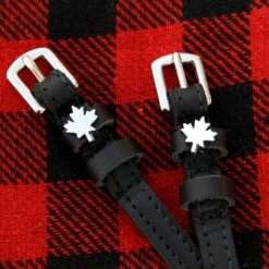ManeJane Spur Straps With Charm - VARIOUS PATTERNS -Horse Care World MJspurstrapscanada