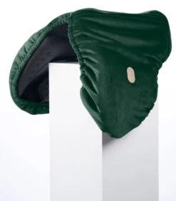 Hansen Equestrian Lush Velvet Saddle Cover 17 Hansen Equestrian Lush Velvet Saddle Cover -Horse Care World Saddle Cover Hunter Green Dressage 1